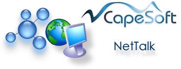 NetTalk header linked to CapeSoft home page