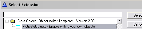 select extension screenshot